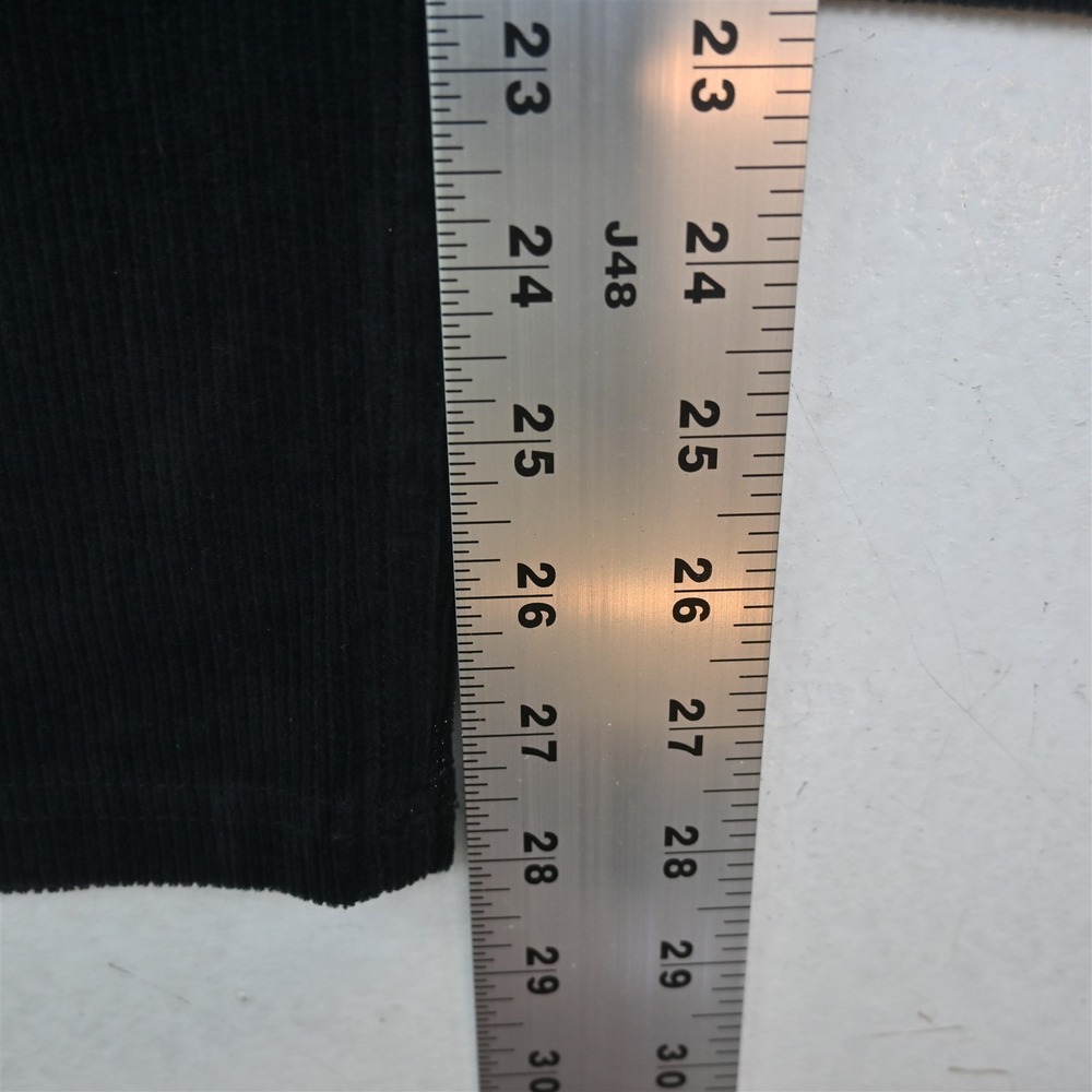 Gloria Vanderbilt M Black Corduroy Pull On Skinny Womens Pants - Picture 4 of 9